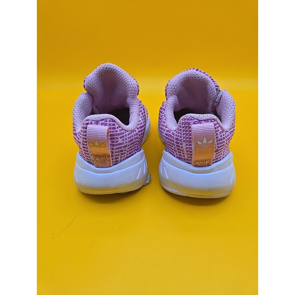 Adidas Swift Run 22 (GW8185) Toddler Size 5K - Pink/White Mesh Running Shoes - Picture 4 of 6